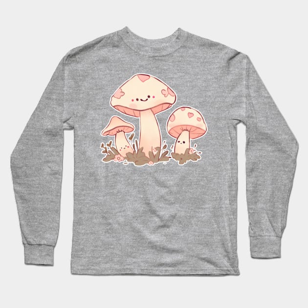 baby mushies Long Sleeve T-Shirt by hunnydoll